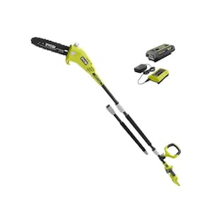 10 in. 40-Volt Lithium-Ion Cordless Battery Pole Saw 2.0 Ah Battery and Charger Included