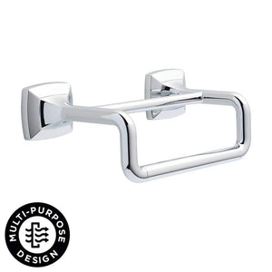 Portwood 6 in. Wall Mount Double Hand Towel Bar Bath Hardware Accessory in Polished Chrome