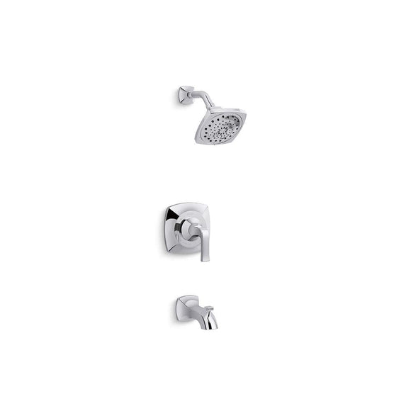 Rubicon Single-Handle 3-Spray Wall-Mount Tub and Shower Faucet in Polished Chrome (Valve Included)