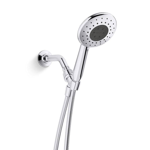 Daisyfield 6-Spray Wall Mount Handheld Shower Head 1.8 GPM in Polished Chrome