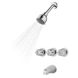 Bedford 3-Handle 3-Spray Tub and Shower Faucet in Polished Chrome (Valve Included)