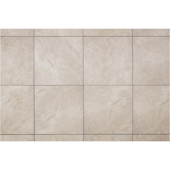 Portland Stone Gray 18 in. x 18 in. Glazed Ceramic Floor and Wall Tile (17.44 sq. ft./case)