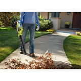 RYOBI ONE+ 18V 90 MPH 200 CFM Cordless Battery Leaf Blower/Sweeper with 2.0 Ah Battery and Charger