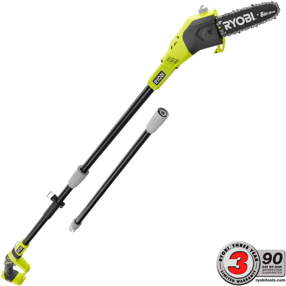 ONE plus 18V 8 in. Cordless Battery Pole Saw Tool Only