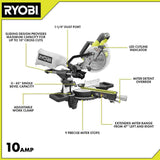 10 Amp Corded 7-1/4 in. Compound Sliding Miter Saw