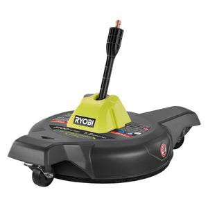 RYOBI 12 in 3100 PSI Electric Pressure Washer Surface Cleaner with Caster Wheels