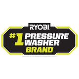 RYOBI 12 in 3100 PSI Electric Pressure Washer Surface Cleaner with Caster Wheels