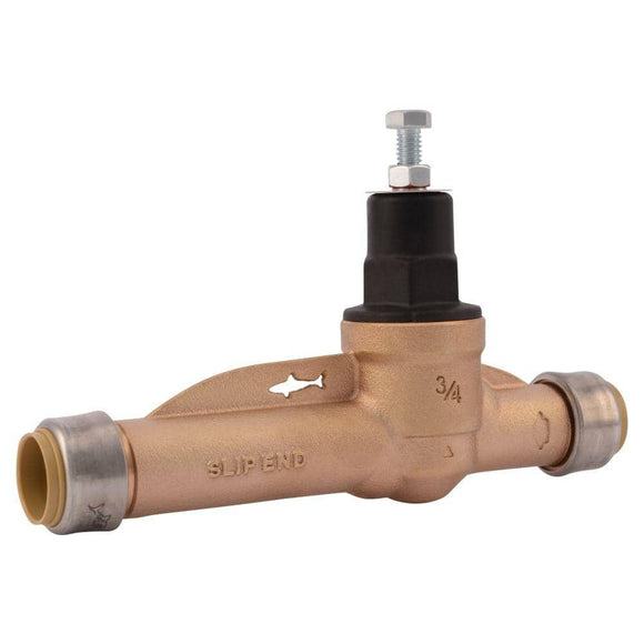 3/4 in. Push-to-Connect Bronze EB-45 Slip Pressure Regulator Valve