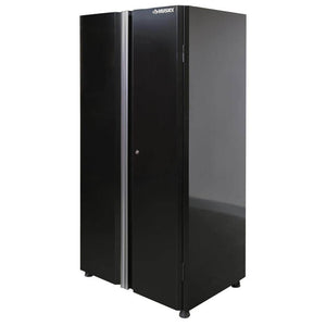 Ready-to-Assemble 24-Gauge Steel Garage Gear Cabinet in Black (36.6 in. W x 72 in. H x 24 in. D