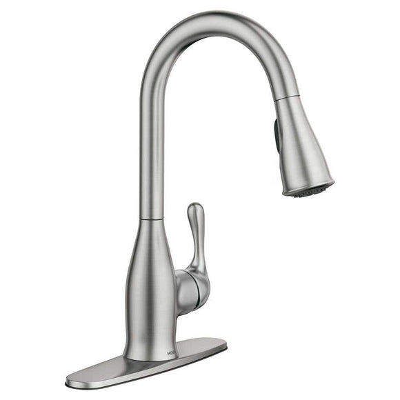 Kaden Single-Handle Pull-Down Sprayer Kitchen Faucet with Reflex and Power Clean in Spot Resist Stainless