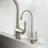 Single-Handle Replacement Water Filtration Faucet in Stainless Steel