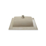 24 in. Ceramic Vanity Top with 3-Faucet Holes with White Basin