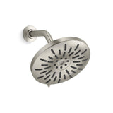 Bellerose 3-Spray Patterns 1.75 GPM 8 in. Wall Mount Fixed Shower Head in Vibrant Brushed Nickel