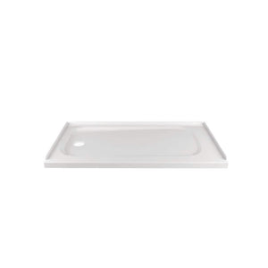 Passage Left Hand Drain 32 in. x 60 in. Single Threshold Shower Base in White