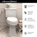 Lexington Tall Height 2-Piece 1.28 GPF Single Flush Elongated Toilet with Slow Close Seat in White