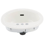 "19"" LAUREL WHITE ROUND DROP IN SINK"