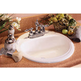 "19"" LAUREL WHITE ROUND DROP IN SINK"