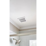 80 CFM Ceiling Mount Roomside Installation Humidity Sensing Bathroom Exhaust Fan, ENERGY STAR