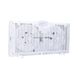 "HB 9"" WHITE TWIN WINDOW FAN"