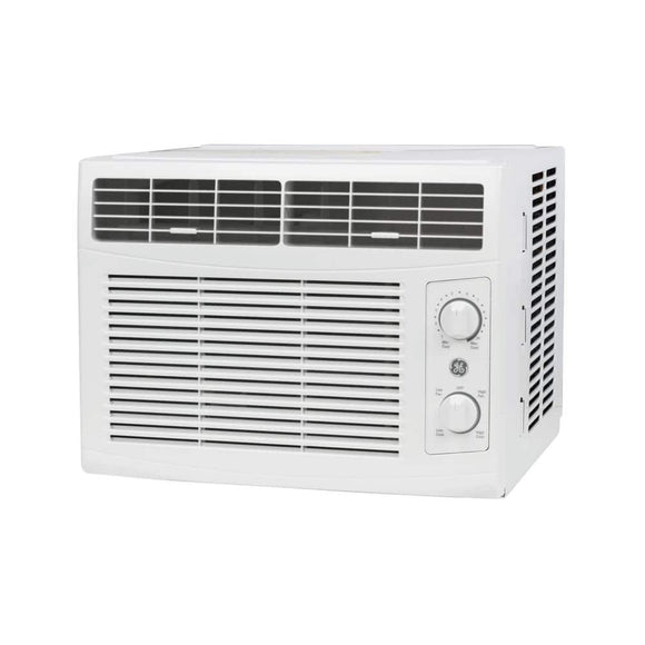 GE 5,000 BTU 115-Volt Window Air Conditioner for 150 sq. ft. Rooms in White