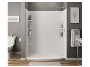 American Standard 60x30 Shower Walls with Curved Base